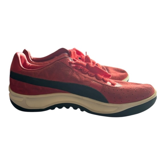 Puma Gv Special Lux Men's 9 Red Suede Lace Up Low Top Sneakers Shoes - Picture 13 of 16